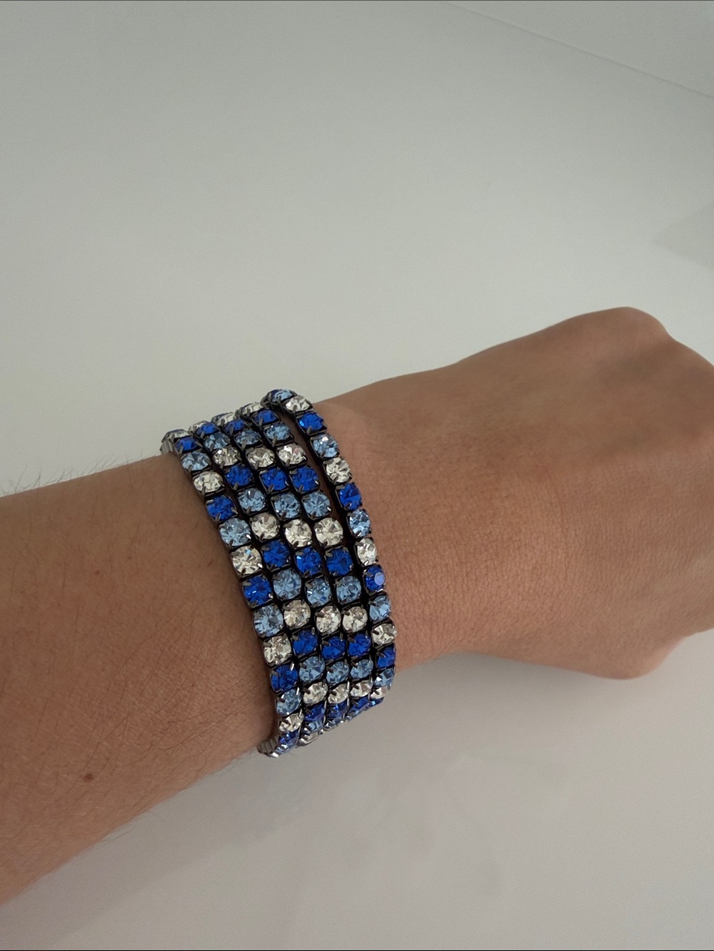 Swaroviski Crystal Stretch Bracelet Set of 5